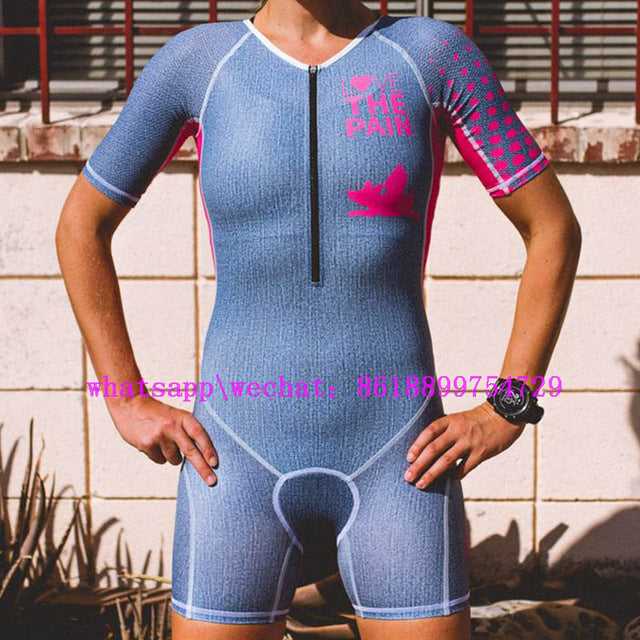 2019 Love The Pain women bicycle clothing suit downhill cycling skinsuit triathlon  roupas de ciclismo feminina quick dry