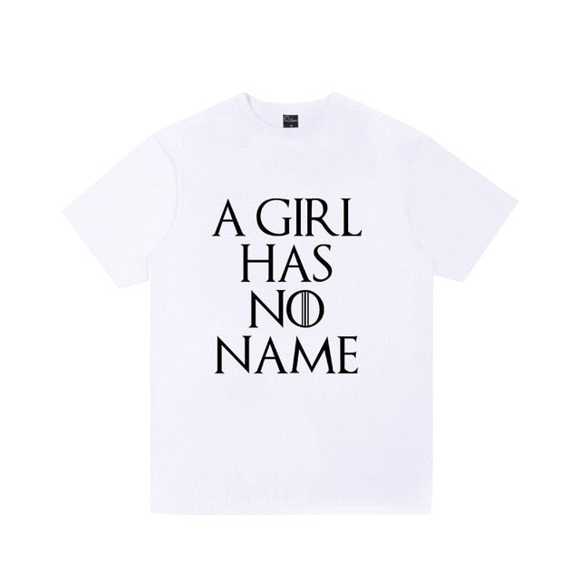 2019 Men's Game Of Thrones T Shirt House Stark Snow Arya NOT TODAY Printed Shirts Women Casual Tee Tops Plus Size Streetwear