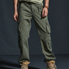 2019 Spring Hot Tactical Mens Cargo Pants Cotton Casual Multi-Pocket Military Men Pants Pantalon Homme ABZ217