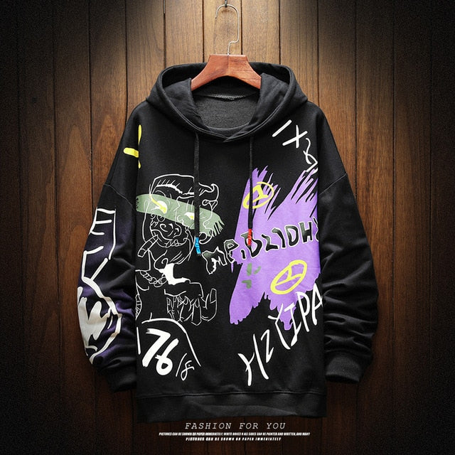 2020 AUTUMN  Spring Fashion High Quality Sweatshirt Men Hip Hop Long Sleeve Pullover Hoodies Sweatshirt Clothes