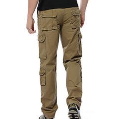 2020 Autumn mens cargo pants army tactical pants male Multi-pocket Outwear Straight trousers military pant men pantalon homme 46