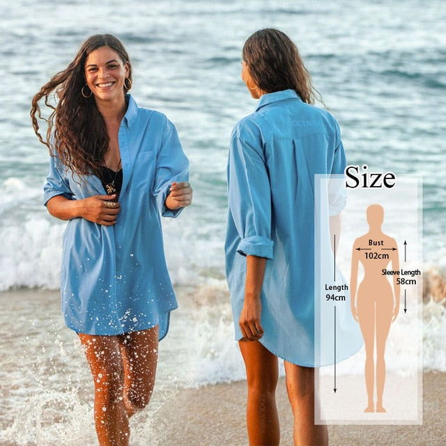2020 Beach Cover up Cotton White Beach Sarong Bikini Cover up Bathing Suit Women Beachwear Swimsuit Cover up Pareo Tunic #Q833