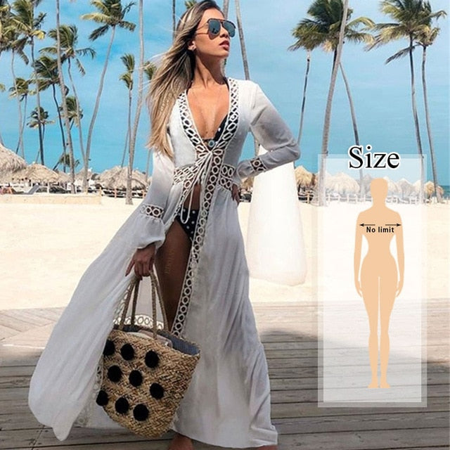 2020 Bohemian Printed Cover-ups Sexy Summer Beach Dress Cotton Tunic Women Beachwear Swimsuit Cover Up Bikini Wrap Sarongs Q675