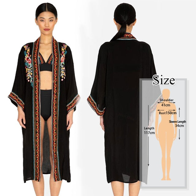 2020 Bohemian Printed Cover-ups Sexy Summer Beach Dress Cotton Tunic Women Beachwear Swimsuit Cover Up Bikini Wrap Sarongs Q675