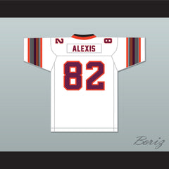 1985 USFL Alton Alexis 82 Jacksonville Bulls Home Football Jersey