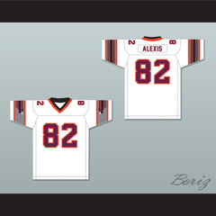 1985 USFL Alton Alexis 82 Jacksonville Bulls Home Football Jersey