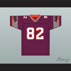 1985 USFL Alton Alexis 82 Jacksonville Bulls Road Football Jersey