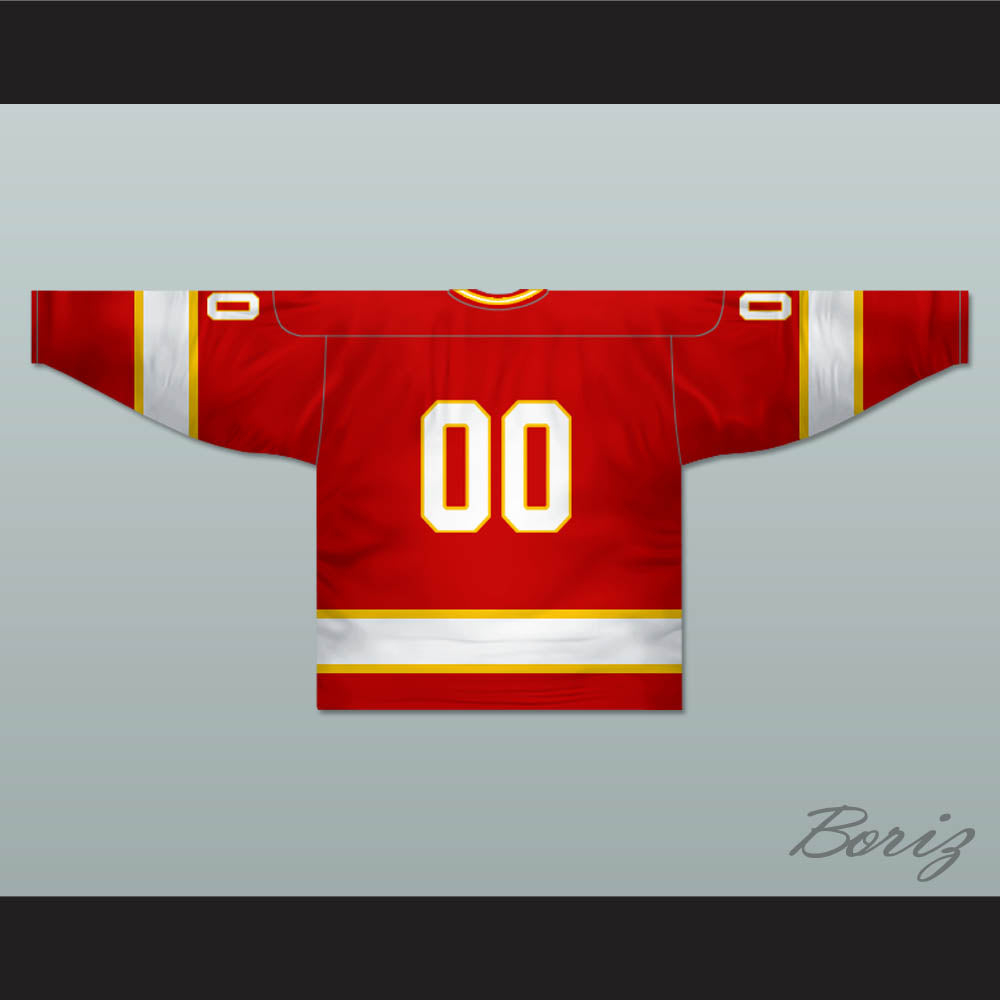1972-73 Atlanta Flames Red Hockey Jersey