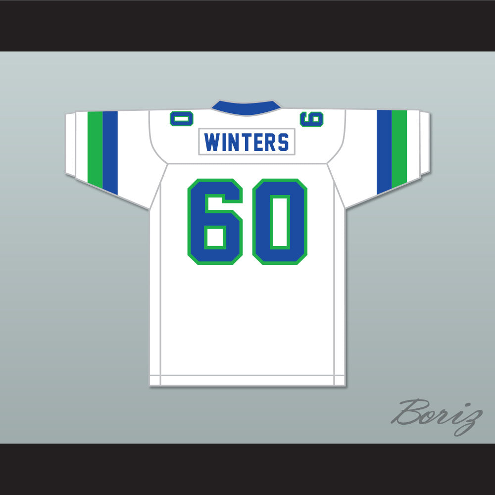 1984 USFL Bill Winters 60 San Antonio Gunslingers Home Football Jersey