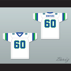 1984 USFL Bill Winters 60 San Antonio Gunslingers Home Football Jersey