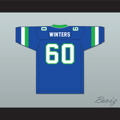 1984 USFL Bill Winters 60 San Antonio Gunslingers Road Football Jersey
