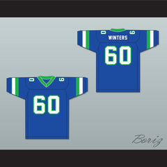 1984 USFL Bill Winters 60 San Antonio Gunslingers Road Football Jersey