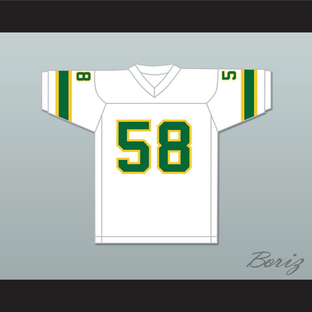 1974-75 WFL Bob Creech 58 Shreveport Steamer Home Football Jersey