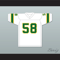 1974-75 WFL Bob Creech 58 Shreveport Steamer Home Football Jersey