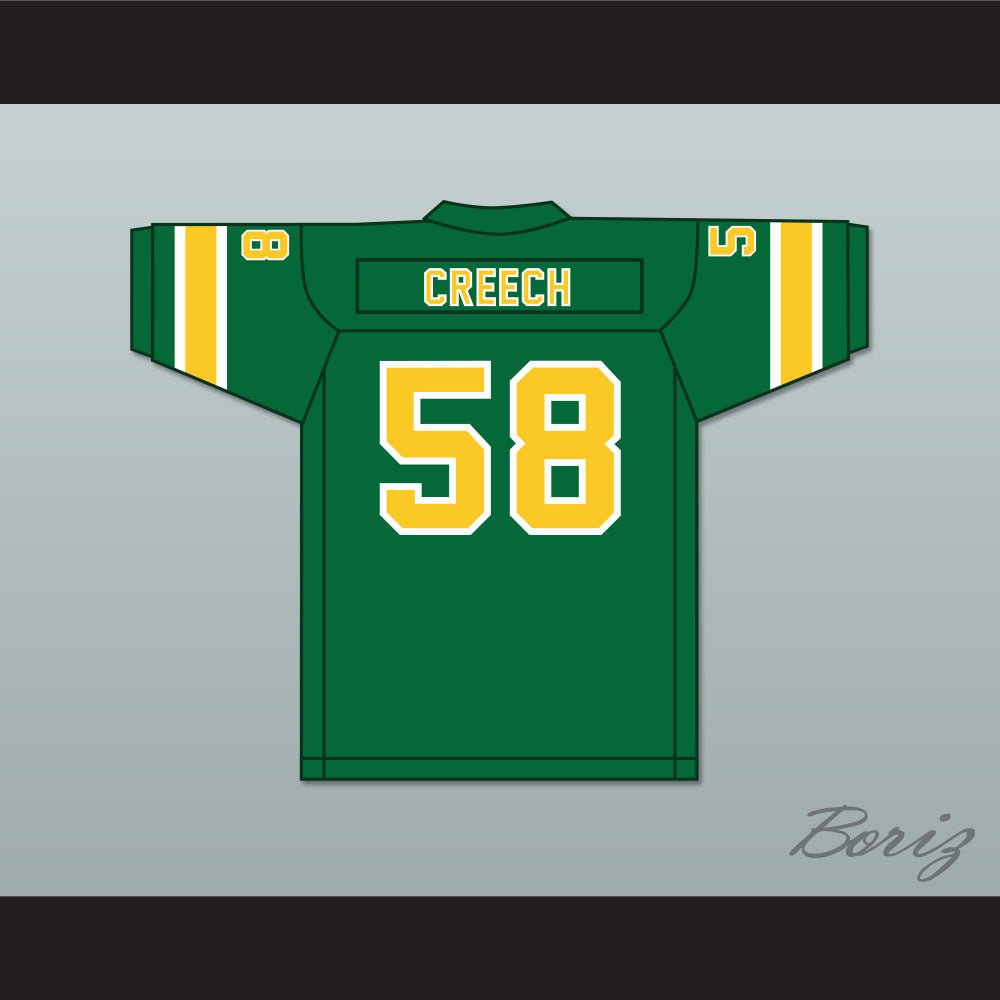 1974-75 WFL Bob Creech 58 Shreveport Steamer Road Football Jersey with Patch