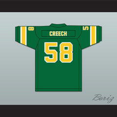 1974-75 WFL Bob Creech 58 Shreveport Steamer Road Football Jersey with Patch