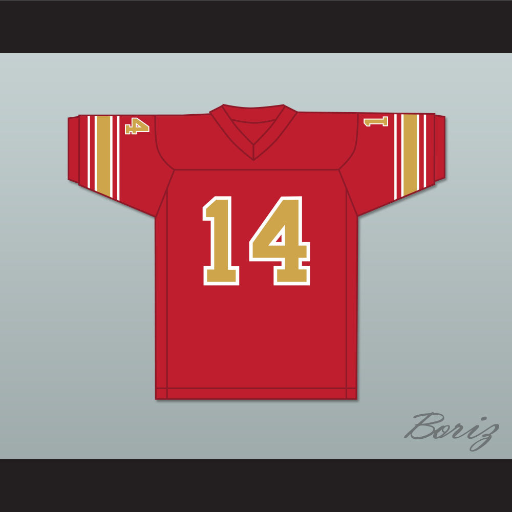 1984 USFL Chuck Fusina 14 Philadelphia Stars Road Football Jersey