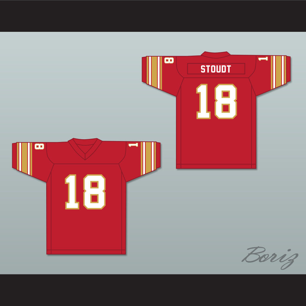 1984 USFL Cliff Stoudt 18 Birmingham Stallions Road Football Jersey
