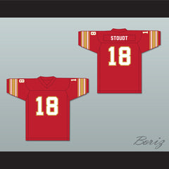 1984 USFL Cliff Stoudt 18 Birmingham Stallions Road Football Jersey
