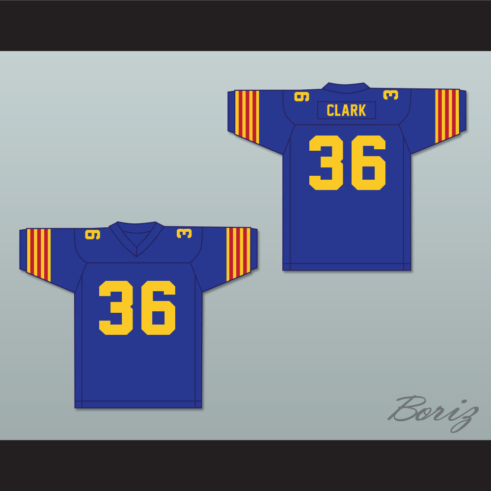 1983 USFL Darryl Clark 36 Arizona Wranglers Road Football Jersey