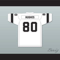 1974 WFL Dennis Hughes 80 Jacksonville Sharks Home Football Jersey