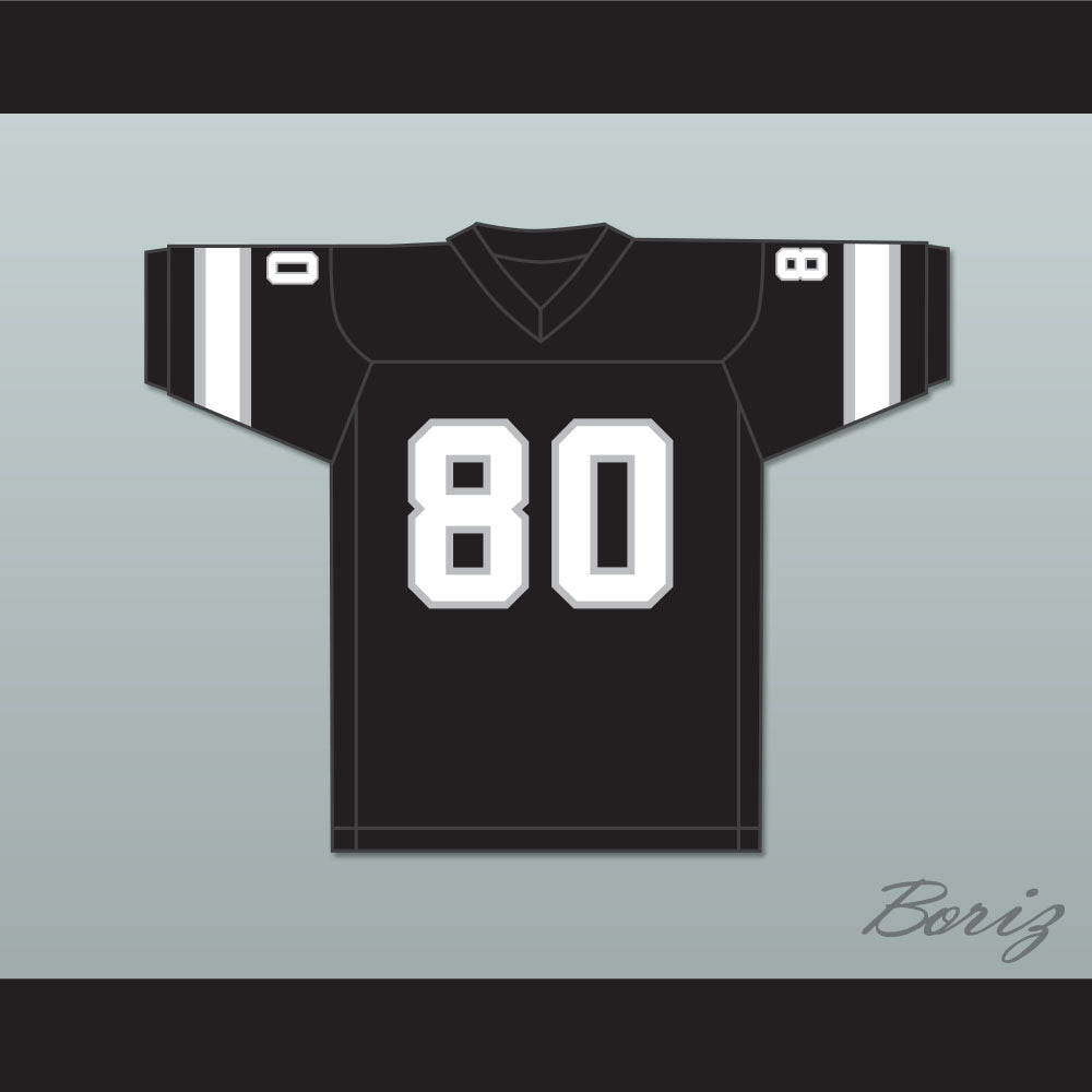 1974 WFL Dennis Hughes 80 Jacksonville Sharks Road Football Jersey