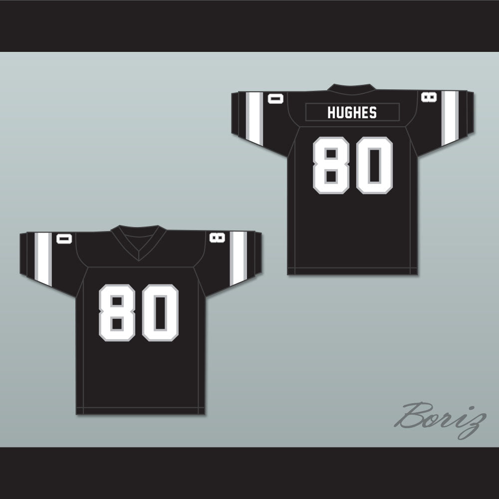 1974 WFL Dennis Hughes 80 Jacksonville Sharks Road Football Jersey
