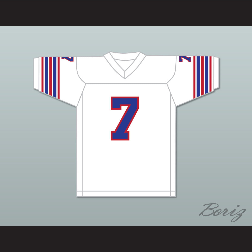 1975 WFL Denny Duron 7 Birmingham Vulcans Home Football Jersey