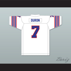 1975 WFL Denny Duron 7 Birmingham Vulcans Home Football Jersey