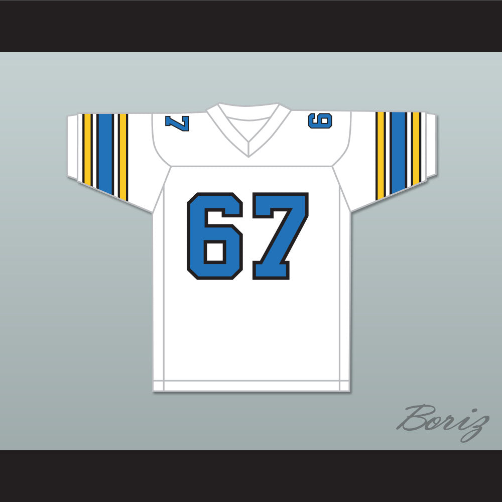1983 USFL Don Drake 67 Oakland Invaders Home Football Jersey