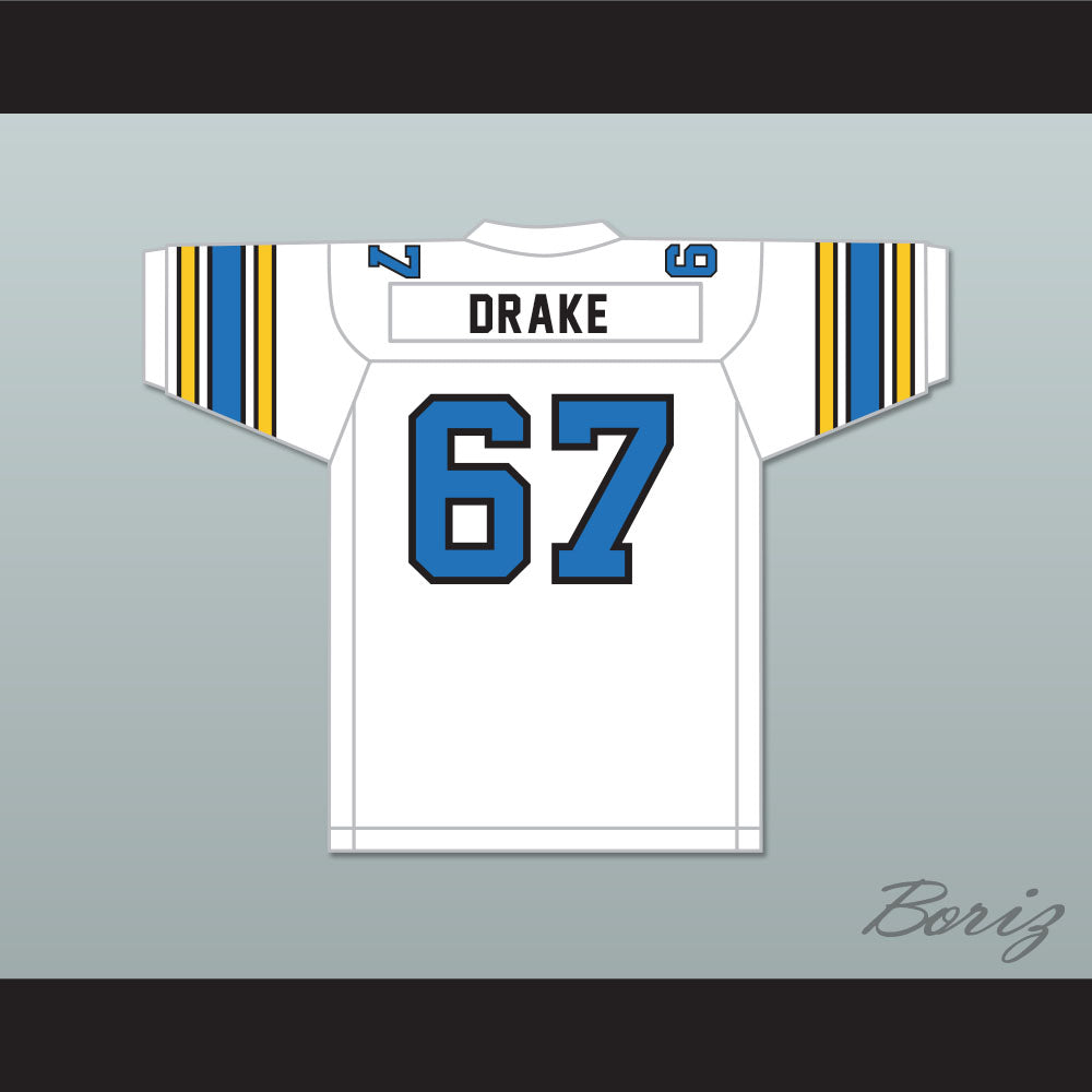 1983 USFL Don Drake 67 Oakland Invaders Home Football Jersey