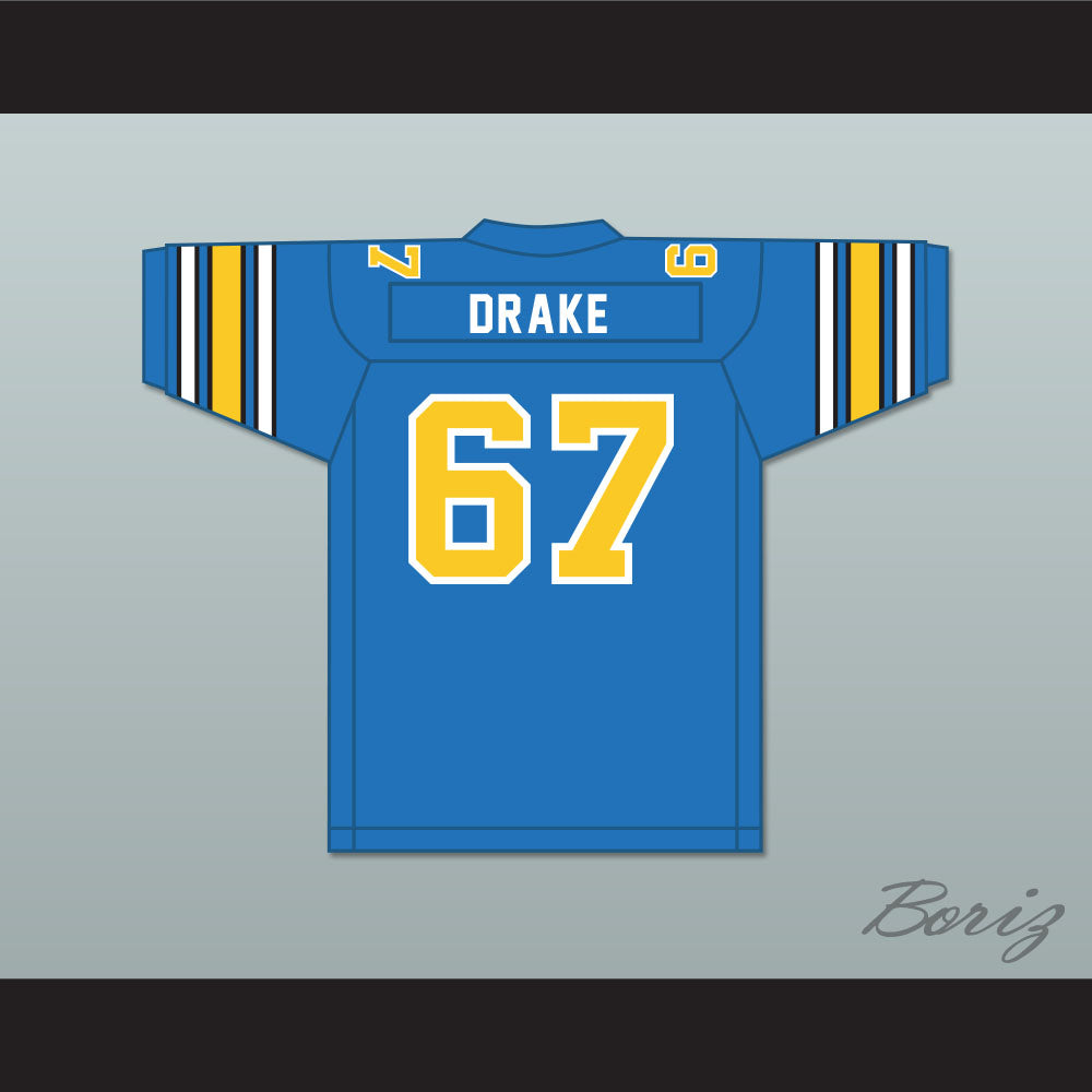 1983 USFL Don Drake 67 Oakland Invaders Road Football Jersey