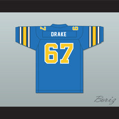1983 USFL Don Drake 67 Oakland Invaders Road Football Jersey