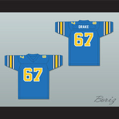 1983 USFL Don Drake 67 Oakland Invaders Road Football Jersey