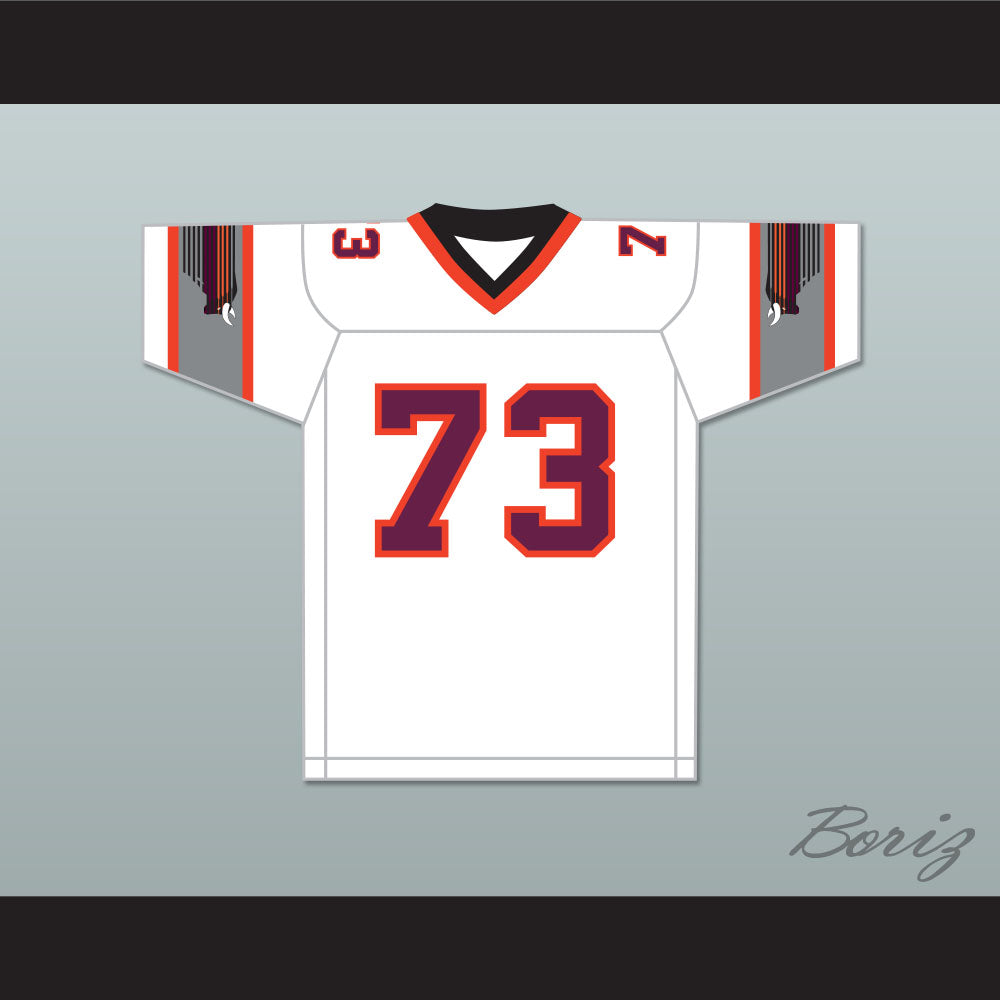 1984 USFL Ed Gantner 73 Jacksonville Bulls Home Football Jersey