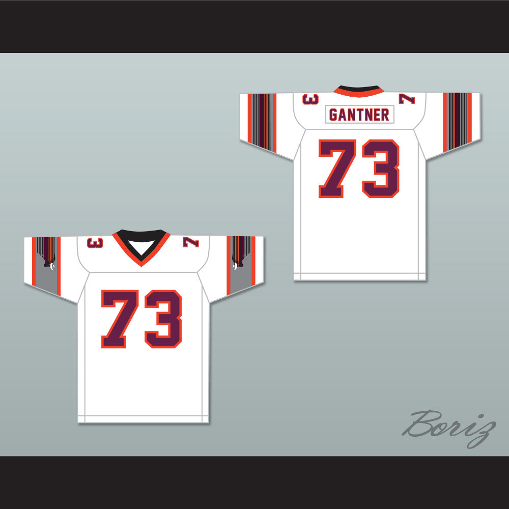 1984 USFL Ed Gantner 73 Jacksonville Bulls Home Football Jersey