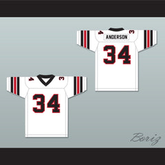 1984 USFL Ernest Anderson 34 Oklahoma Outlaws Home Football Jersey