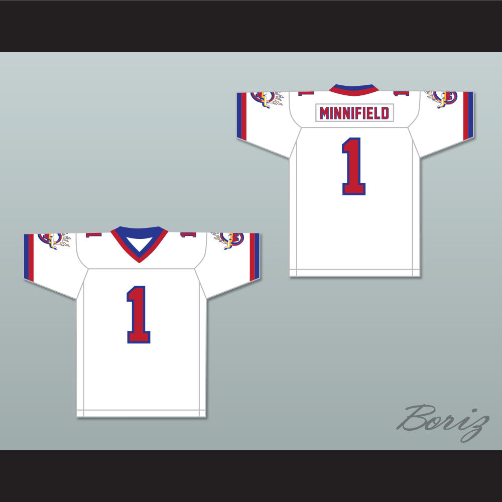 1984 USFL Frank Minnifield 1 Arizona Wranglers Home Football Jersey