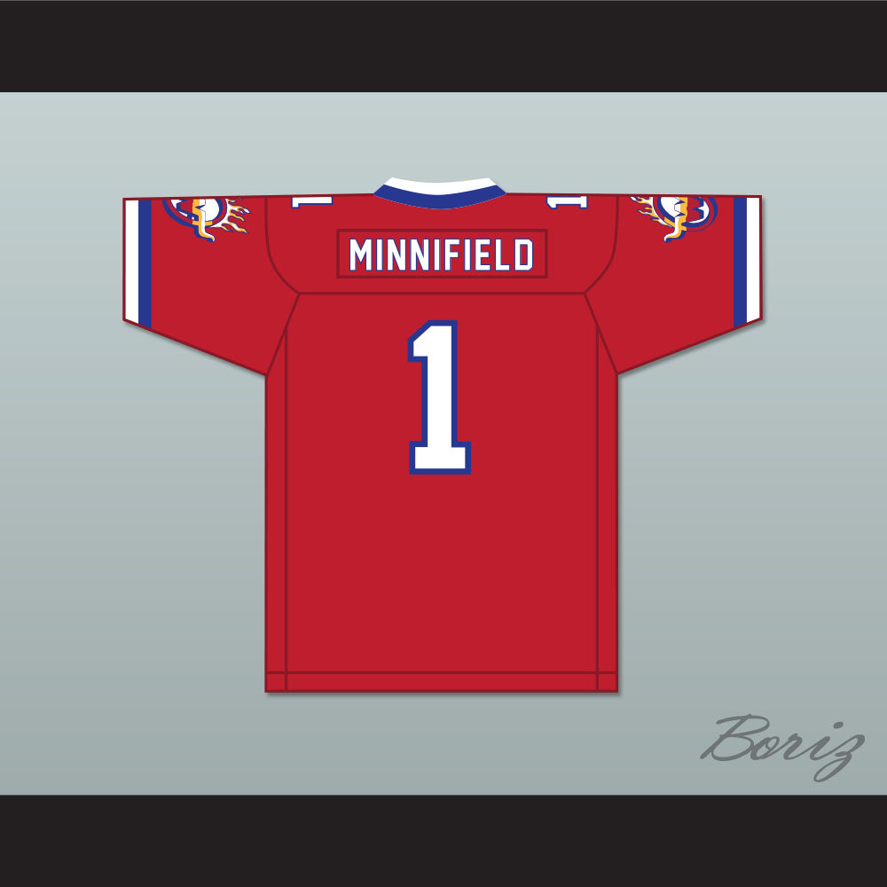 1984 USFL Frank Minnifield 1 Arizona Wranglers Road Football Jersey