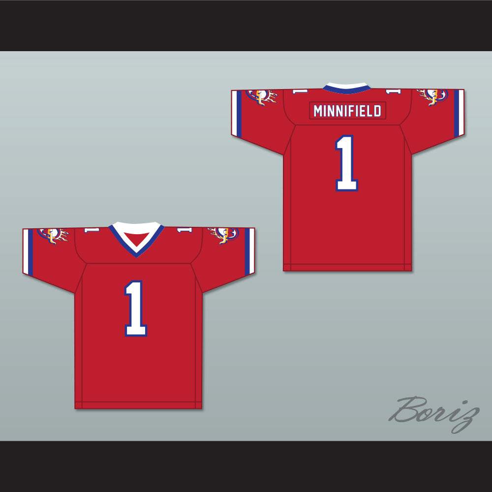 1984 USFL Frank Minnifield 1 Arizona Wranglers Road Football Jersey