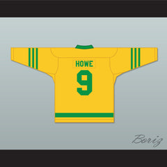 1945-46 Gordie Howe 9 Omaha Ak-Sar-Ben Knights USHL Away Hockey Jersey