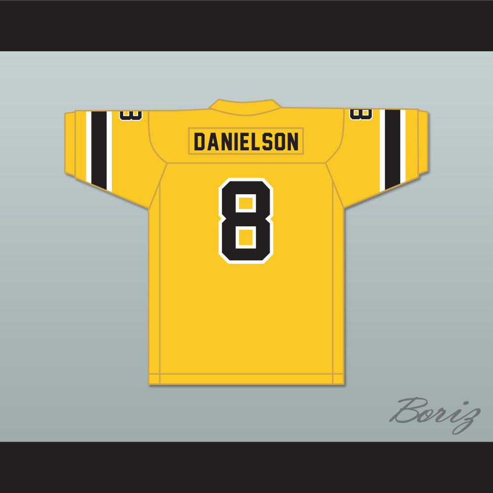 1974 WFL Gary Danielson 8 Charlotte Hornets Road Football Jersey
