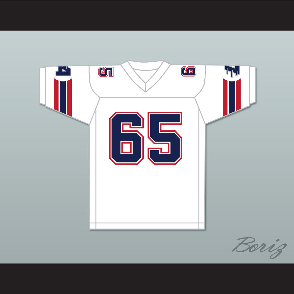 1985 USFL Gary Zimmerman 65 Los Angeles Express Home Football Jersey