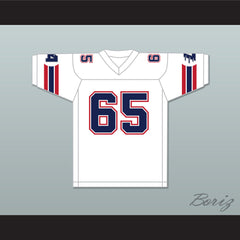 1985 USFL Gary Zimmerman 65 Los Angeles Express Home Football Jersey