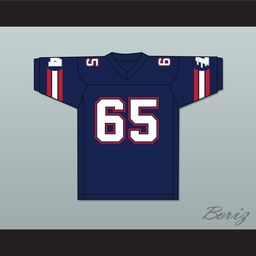 1985 USFL Gary Zimmerman 65 Los Angeles Express Road Football Jersey