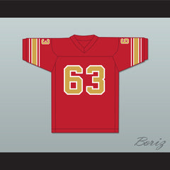 1983 USFL George Gilbert 63 Philadelphia Stars Road Football Jersey