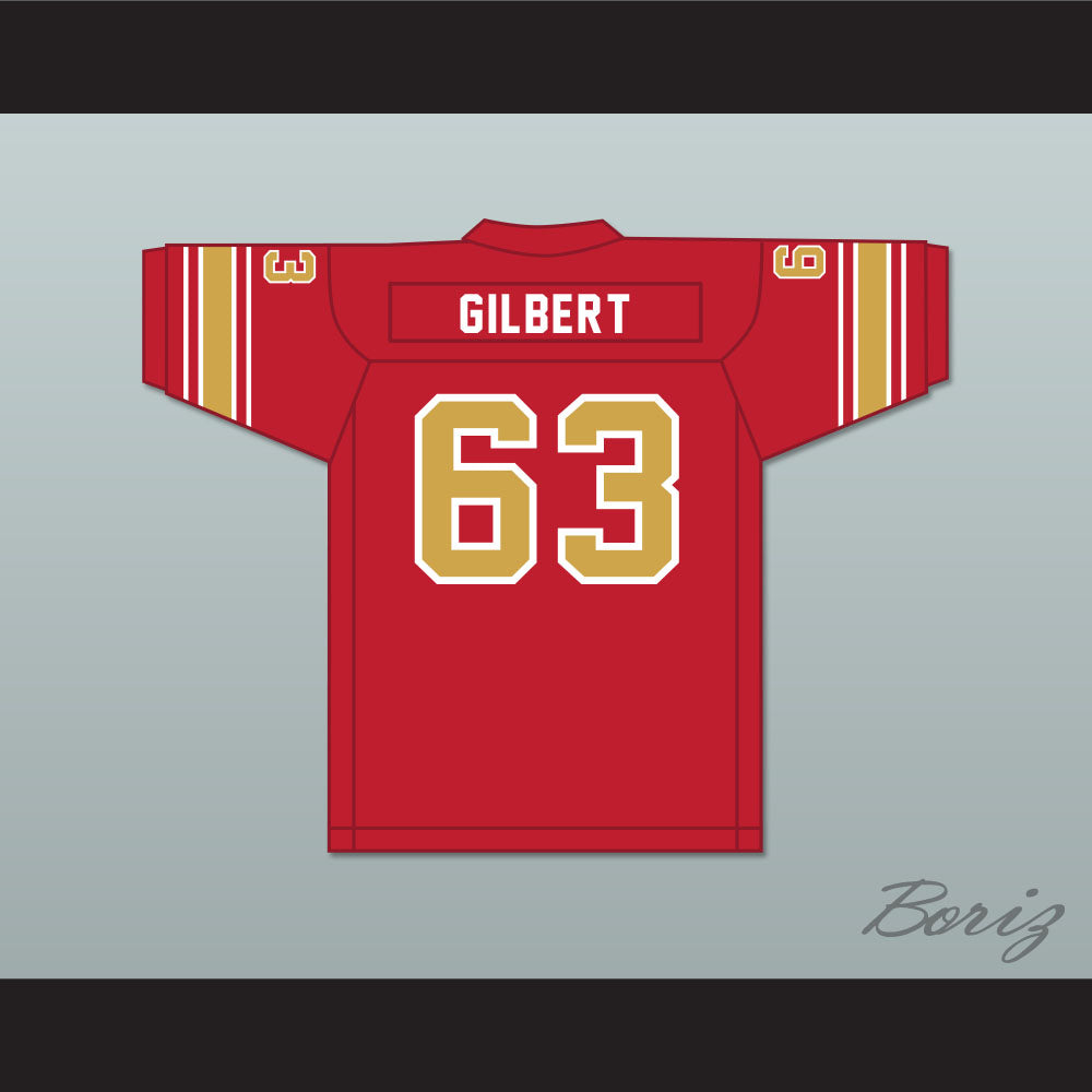 1983 USFL George Gilbert 63 Philadelphia Stars Road Football Jersey