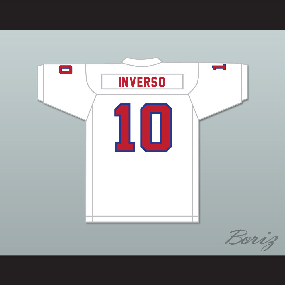 1983 USFL Glenn Inverso 10 New Jersey Generals Home Football Jersey