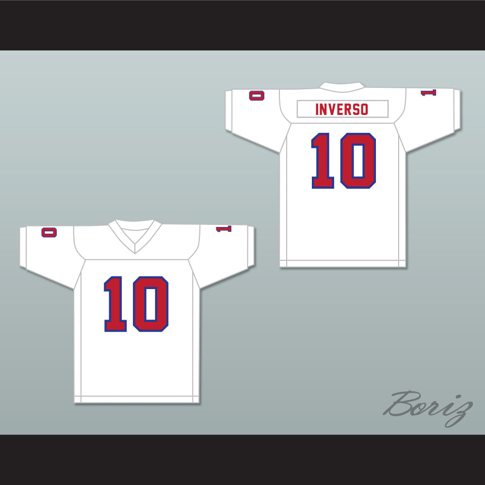 1983 USFL Glenn Inverso 10 New Jersey Generals Home Football Jersey