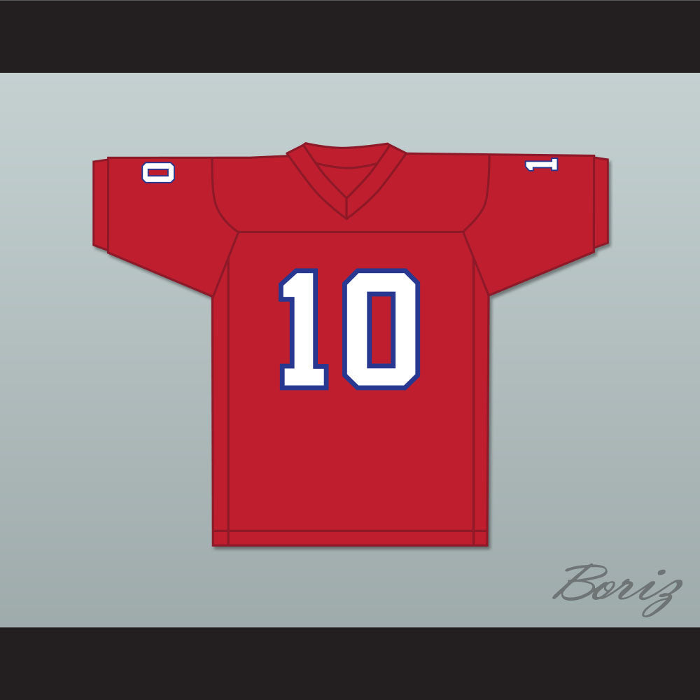 1983 USFL Glenn Inverso 10 New Jersey Generals Road Football Jersey